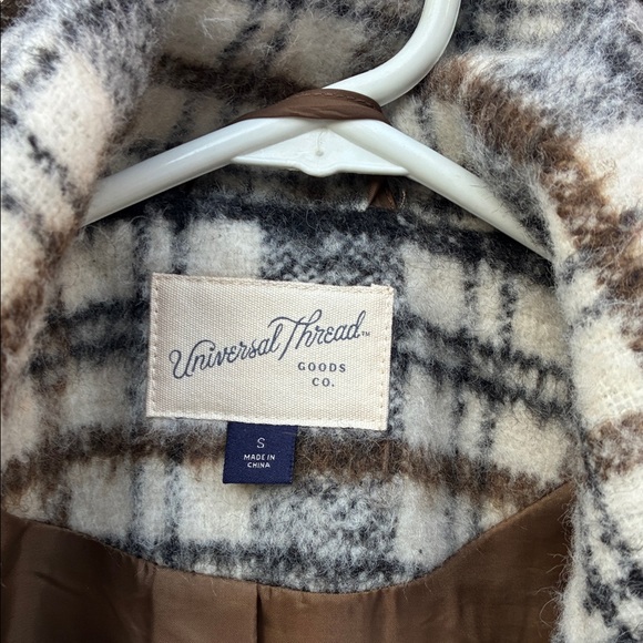Universal Thread Plaid Wool-Blend Jacket - Picture 2 of 6